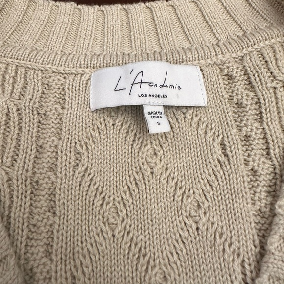 L'Academie Flynn Sweater Vest in Hazel - Picture 6 of 8